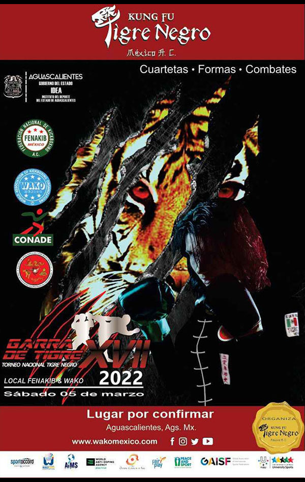 XVII Torneo Nacional Tigre Negro México Aguascalientes